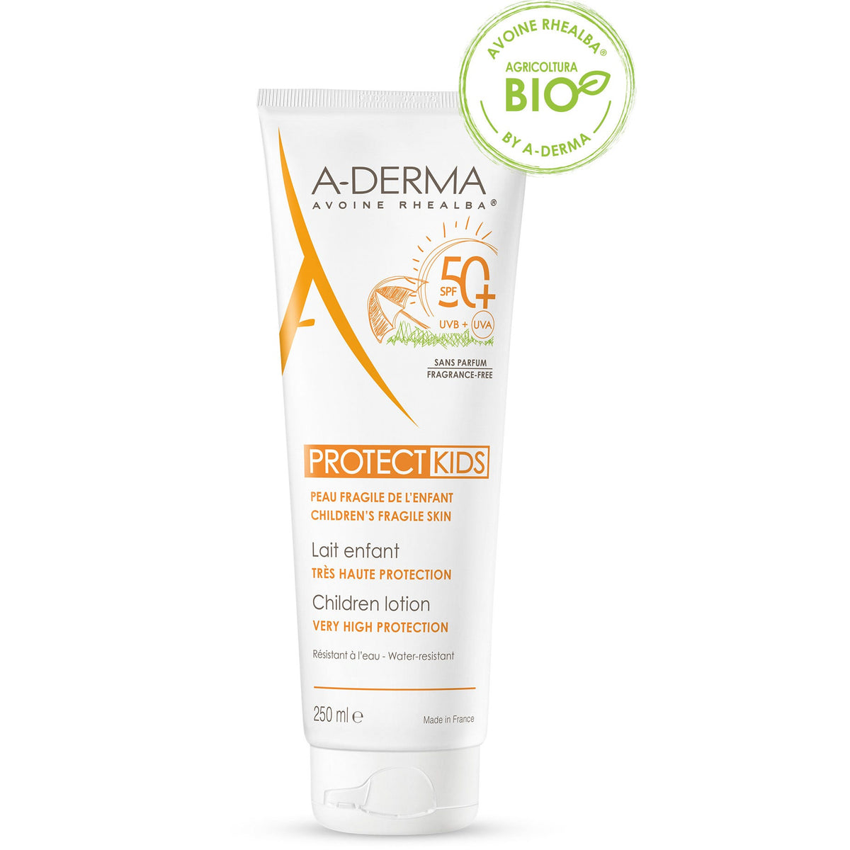 A-Derma Protect Latte Kids Bambino SPF50+ 250ml-3