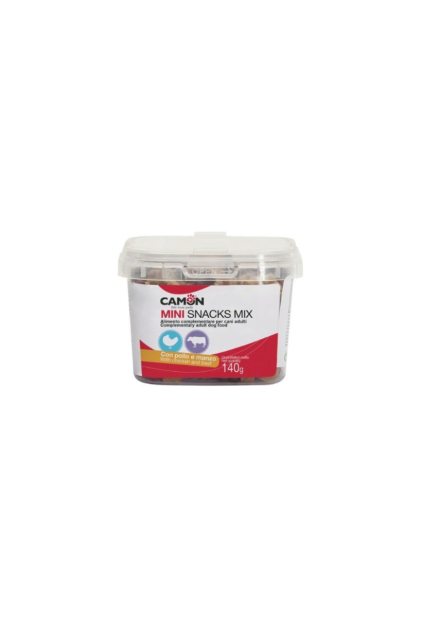 Camon Snack Box Mini Bones Mix Snack Per Cani 140g-2