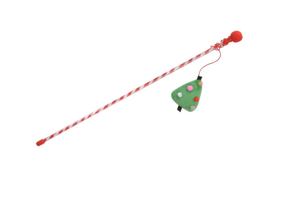 Camon Cannetta Natalizia Con Albero Di Natale E Pon-pon Per Gatti-2