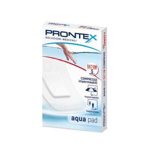 Garza Compressa Prontex Aqua Pad 5X7cm 5 Pezzi  - 3
