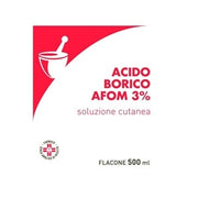 Acido Borico Afom 3% 500ml  - 1