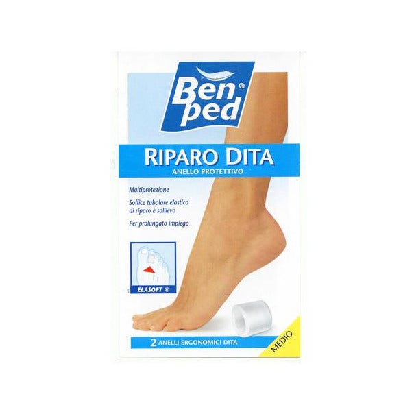 Benped Riparo Dita Medio Anello Protettivo 2 Pezzi  - 1