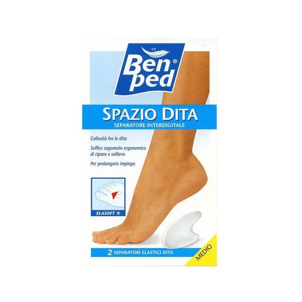 Ben Ped Spazio Dita Medio 2 Pezzi  - 1