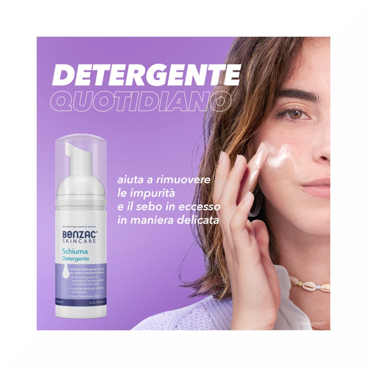 Benzac Skincare Schiuma Detergente Viso Pelle Acneica 130ml-9