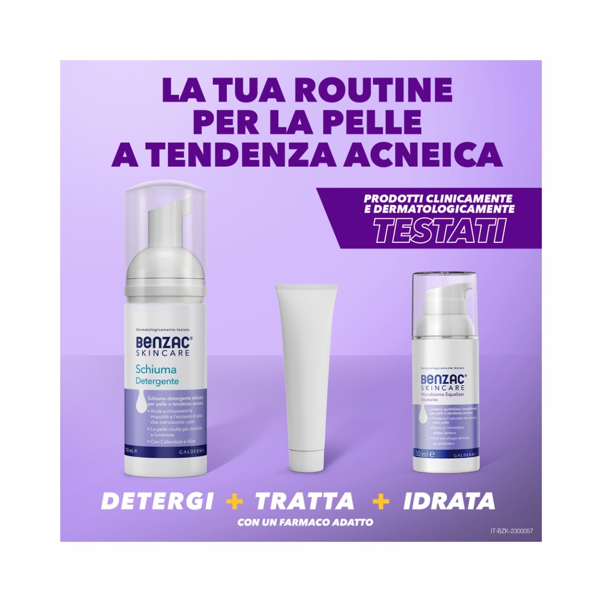 Benzac Skincare Schiuma Detergente Viso Pelle Acneica 130ml-12