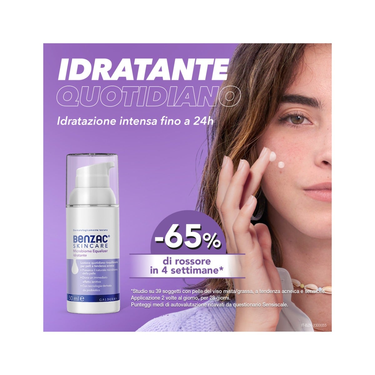 Benzac Skincare Microbiome Equalizer Lozione Idratante Viso Pelle Acneica 50ml-10