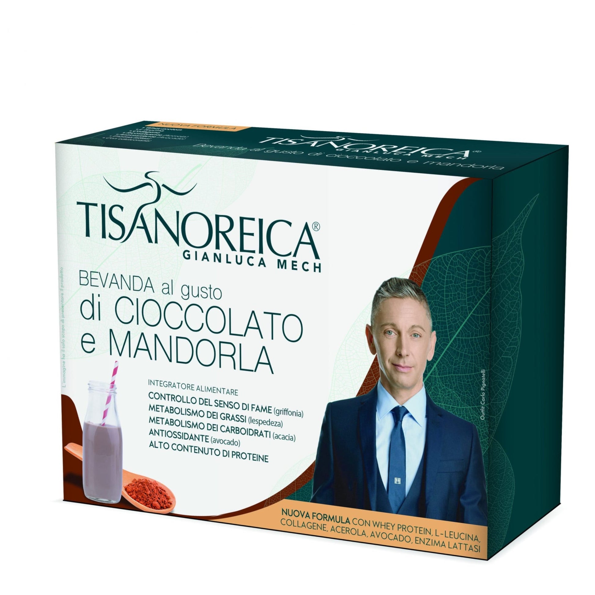 Tisanoreica Bevanda Cioccolato Mandorla 4x30g  - 1