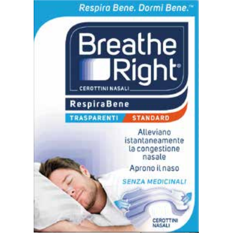 Breathe Right Cerotti Nasali Trasparenti 30 Pezzi-1