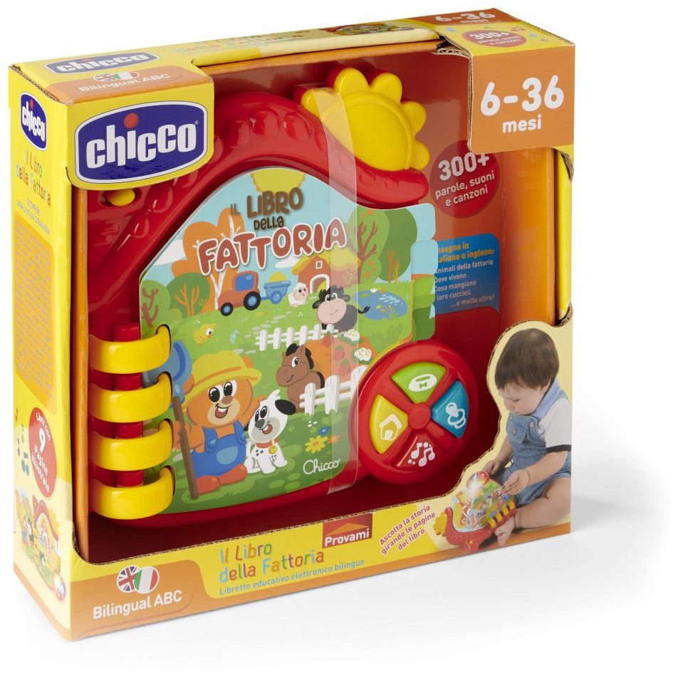 Chicco Gioco ABC Libro Parlante Fattoria 1 Pezzo 6Mesi+ Italiano/Inglese-2