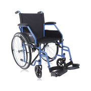 Moretti Ardea Start Carrozzina Pieghevole Ad Autospinta Seduta 43cm Blu CP100B-43-1