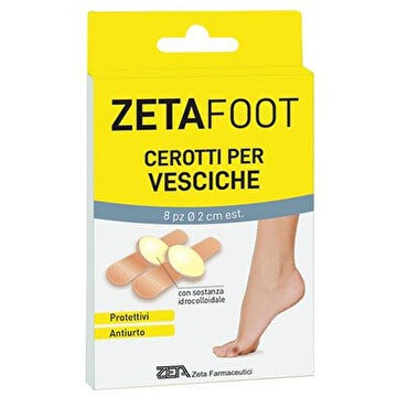 Zeta Foot Cerotto Idrocolloidale Vesciche 8 Pezzi  - 1