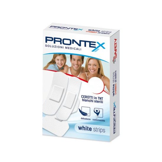 Cerotti Prontex White Strips Formato Medio 20 Pezzi  - 3