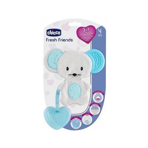 Chicco Massaggia Gengive Friends Azzurro 1 Pezzo  - 2