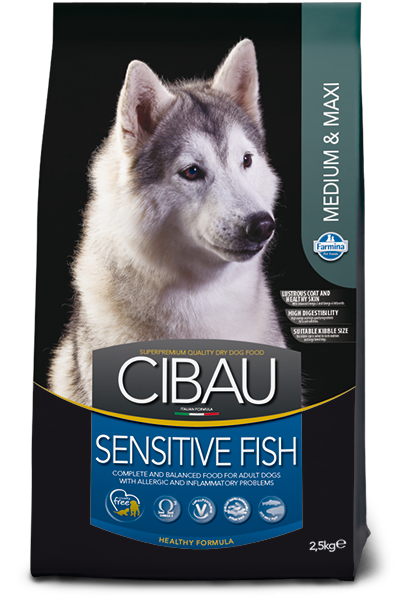 CIBAU SENSITIVE FISH M&MAX2,5K-1
