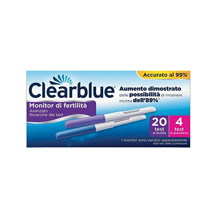 Clearblue Stick Per Monitor Fertilità 20 Stick + 4 Test  - 2