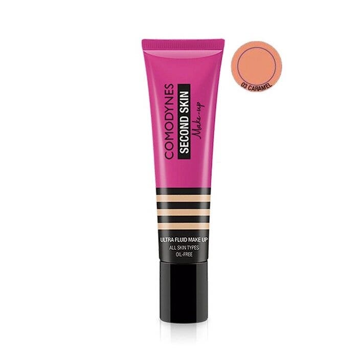 Comodynes Ultra Fluid Make Up Fondotinta Fluido Colore N.03 Caramel 30ml-1