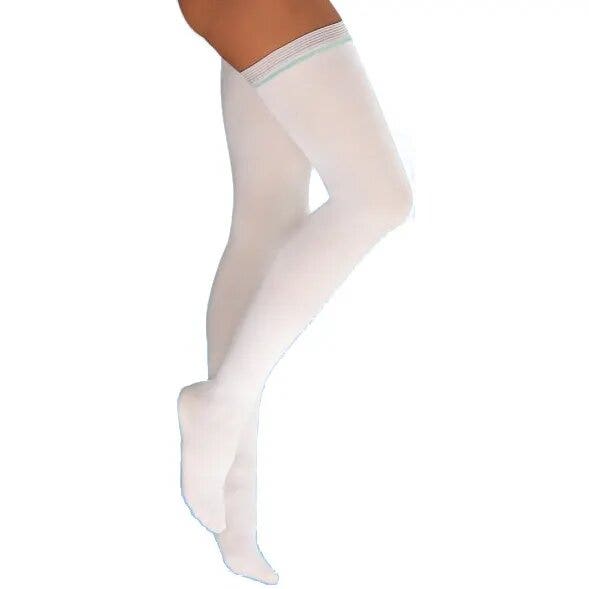 Scudovaris Calza Autoreggente Antitrombo Modello Medio Cod. 426 Bianco 1 Paio-1
