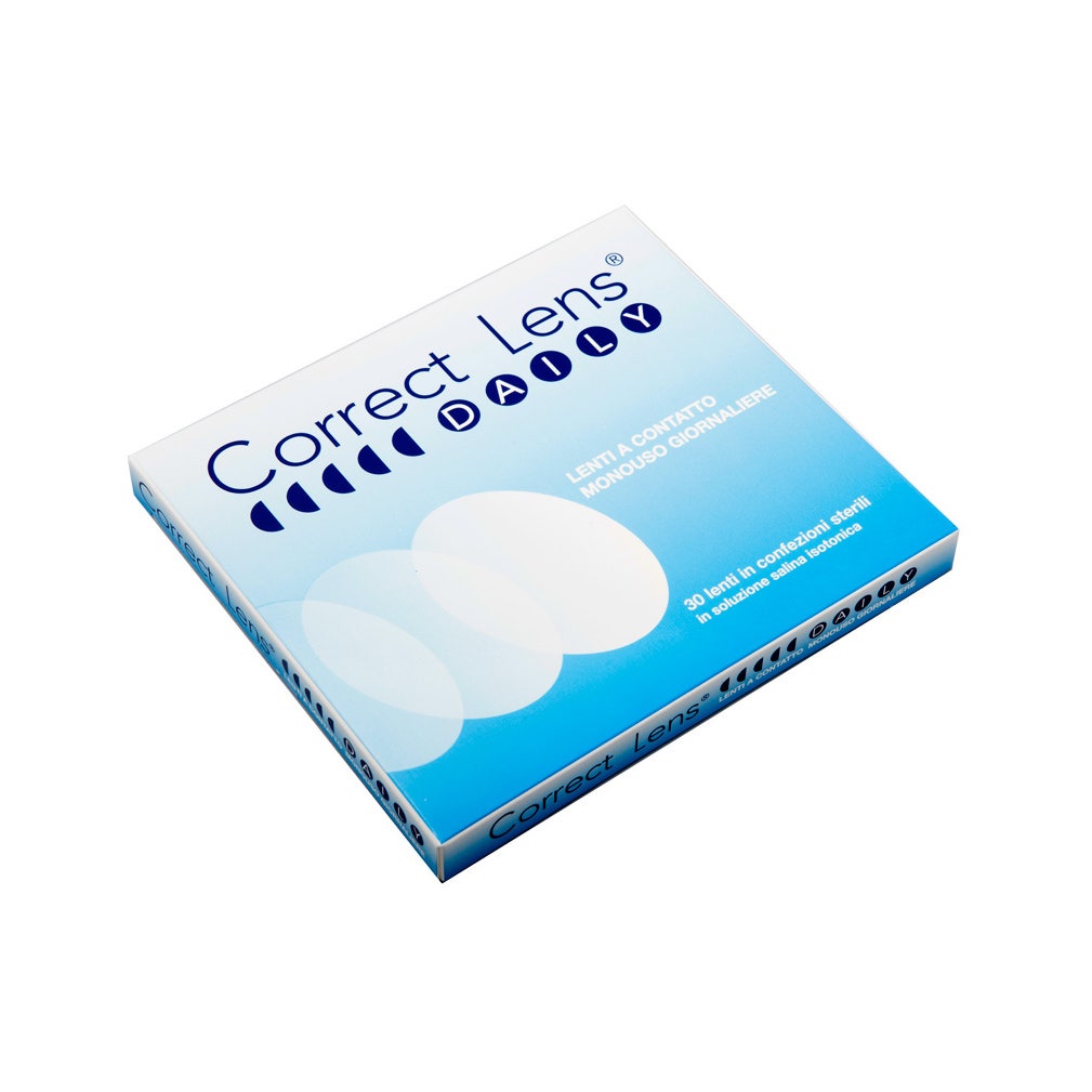 Correct Lens Daily Lenti A Contatto Monouso Giornaliere Diottrie -1,00 30 Pezzi  - 2