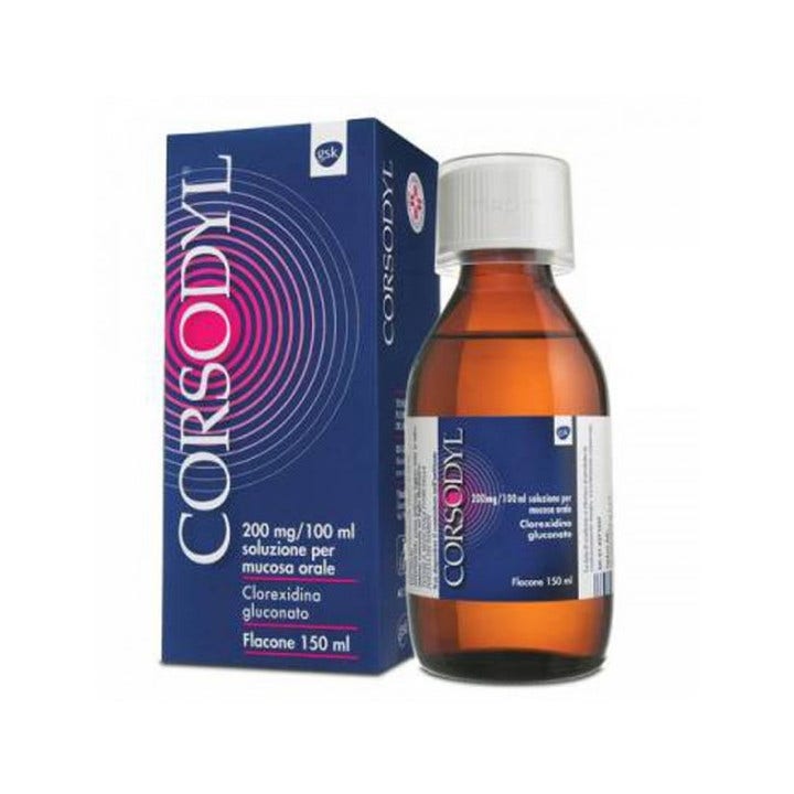 Corsodyl Soluzione 150ml 200mg/100ml  - 2