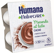 Humana Merenda Cacao 4 Vasetti da 100 g-1