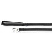Camon Guinzaglio Con Maniglia In Neoprene E Cuciture Reflex Nero 2,5x120cm  - 1