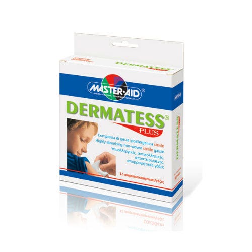 Dermatess Plus Garza 10x10cm 12 Pezzi-2