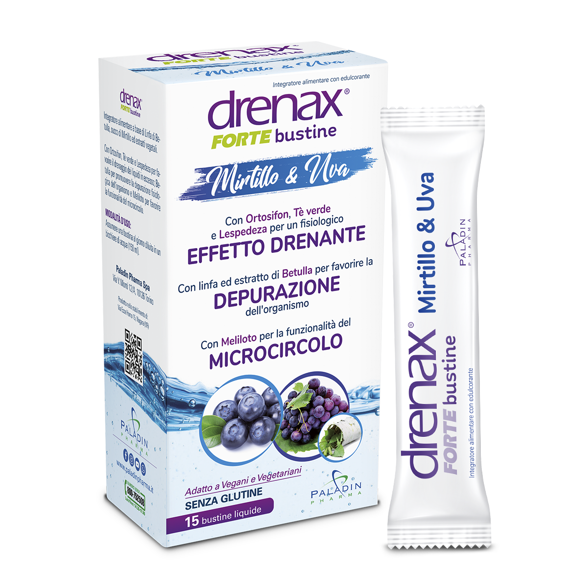 Drenax Forte Mirtillo 15 Stick Pack  - 4