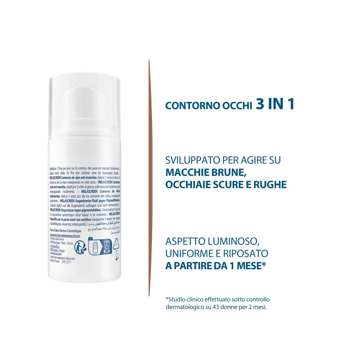 Ducray Melascreen Contorno Occhi Anti-Macchie 15ml-4