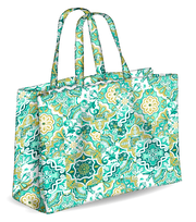 Colors Tote Borsa Mare Reversibile Colore Verde-0