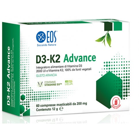 Eos D3-K2 Advance 60 Compresse Masticabili  - 1