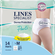 Pannolone per Incontinenza Lines Specialist Derma Pants Plus m 14 Pezzi-1