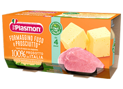Plasmon Omogeneizzato Formaggio Prosciutto 4/6M+ 2x80g  - 2