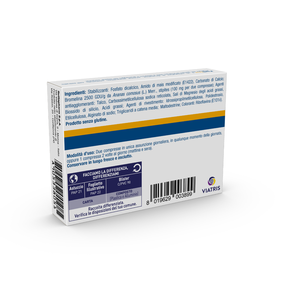 Fortilase 20 Compresse-4