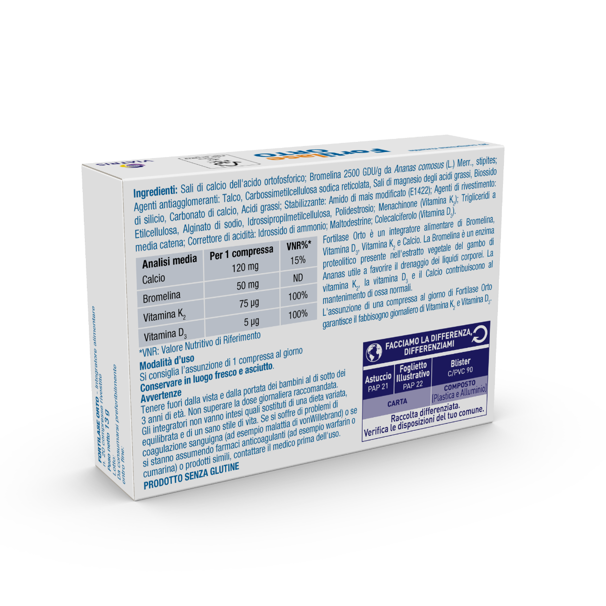 Fortilase Orto 20 Compresse-3