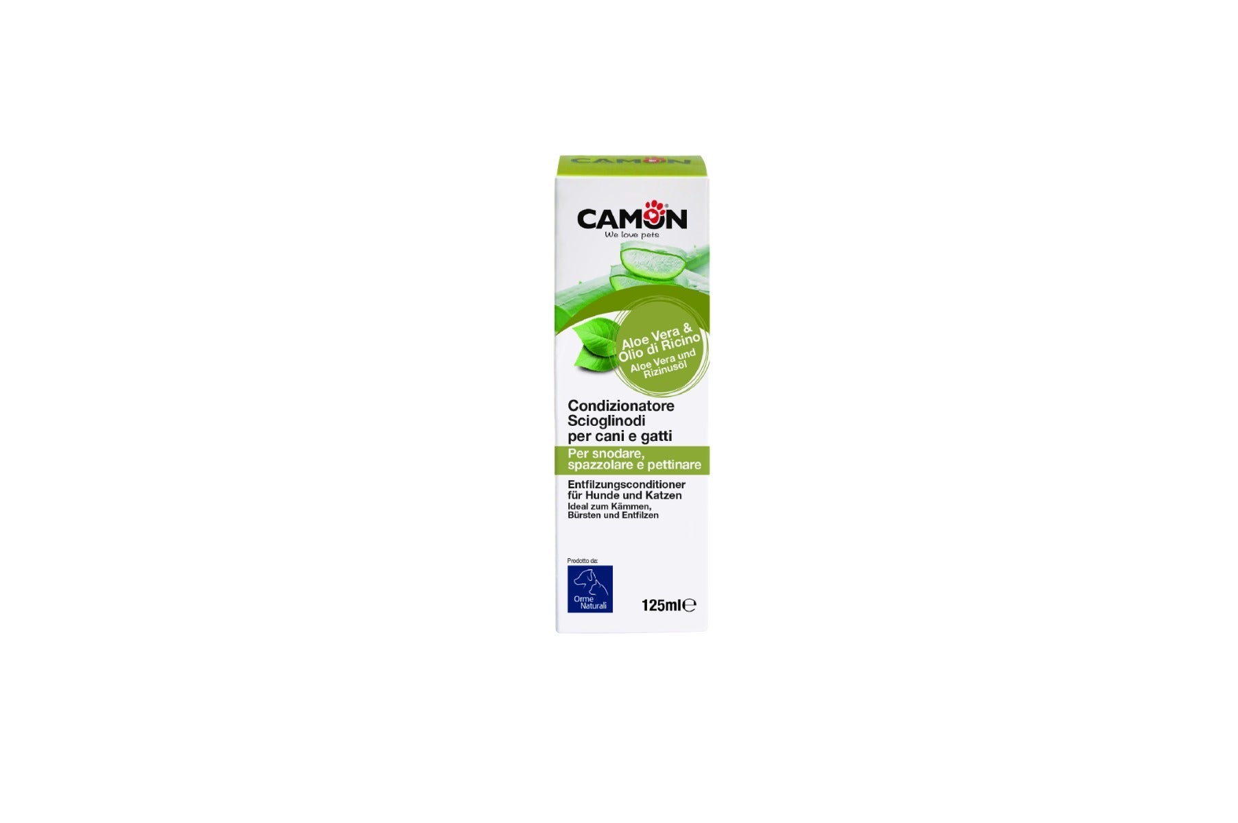 Camon Balsamo Condizionatore Per Cani E Gatti Scioglinodi Con Aloe Vera-2