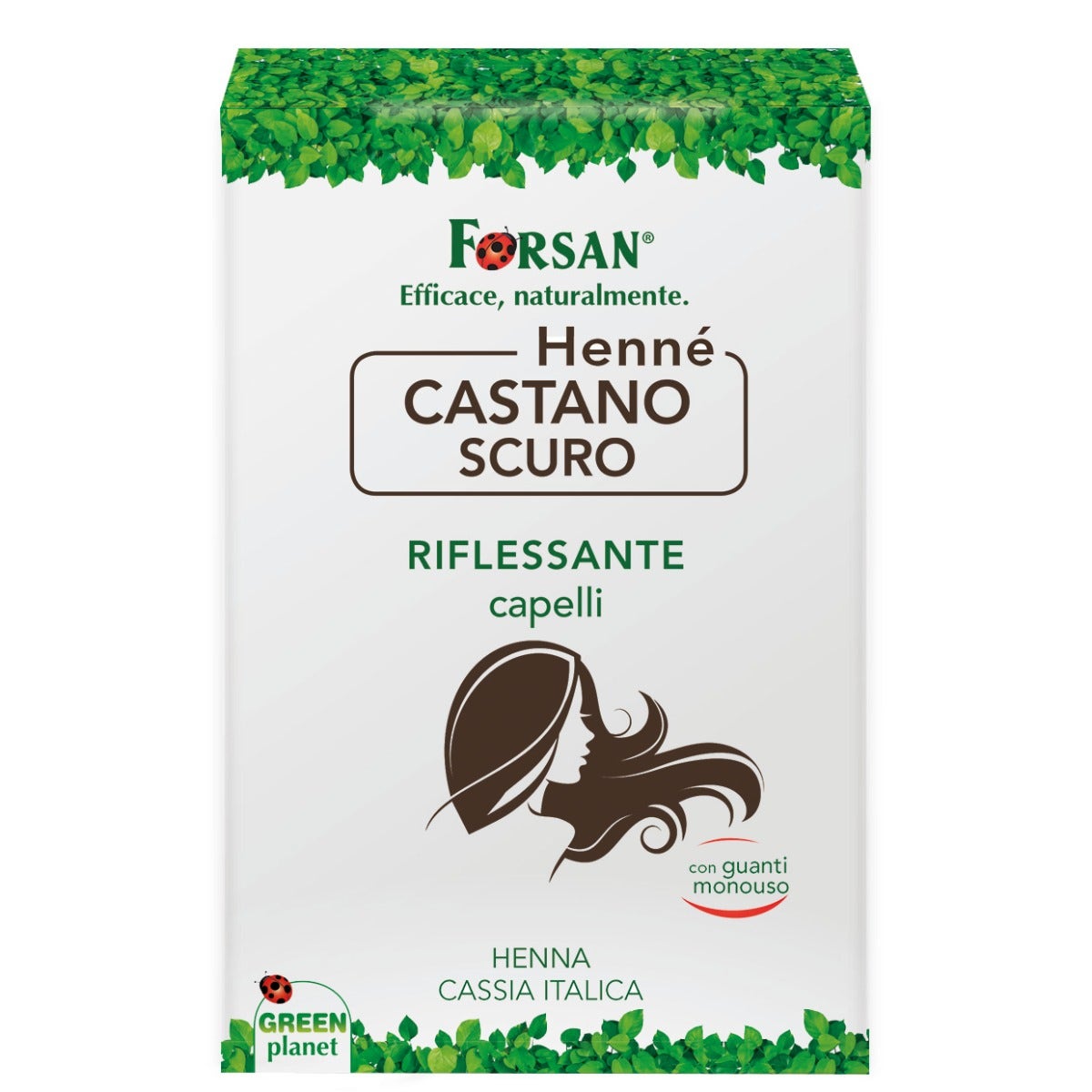 Forsan Hennè Capelli Castano Scuro 2 Buste Monodose Da 50g-3