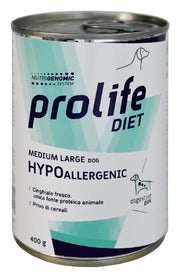 Prolife Dog Diet Wet Hypoallergenic Cibo Umido Per Cani Taglia Media/Grande Lattina 400g-1