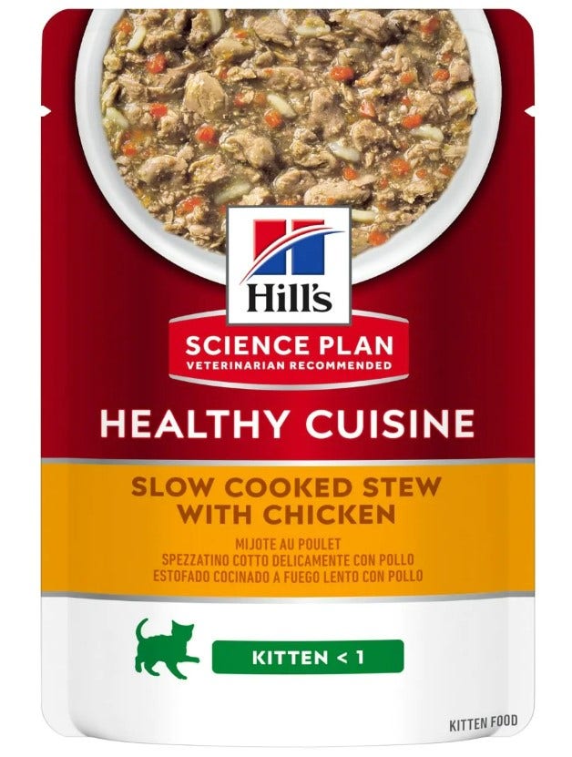Hill's Science Plan Healthy Cuisine Kitten Pollo Bustina 80gr-1