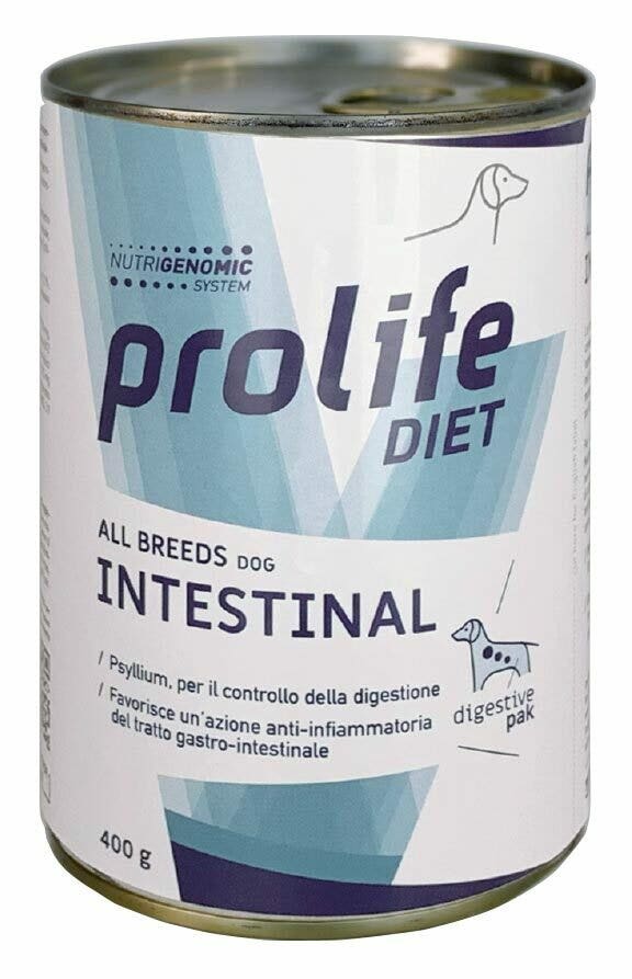 Prolife Diet Dog Intestinal All Breeds Cibo Umido Per Cani Lattina 400g-2