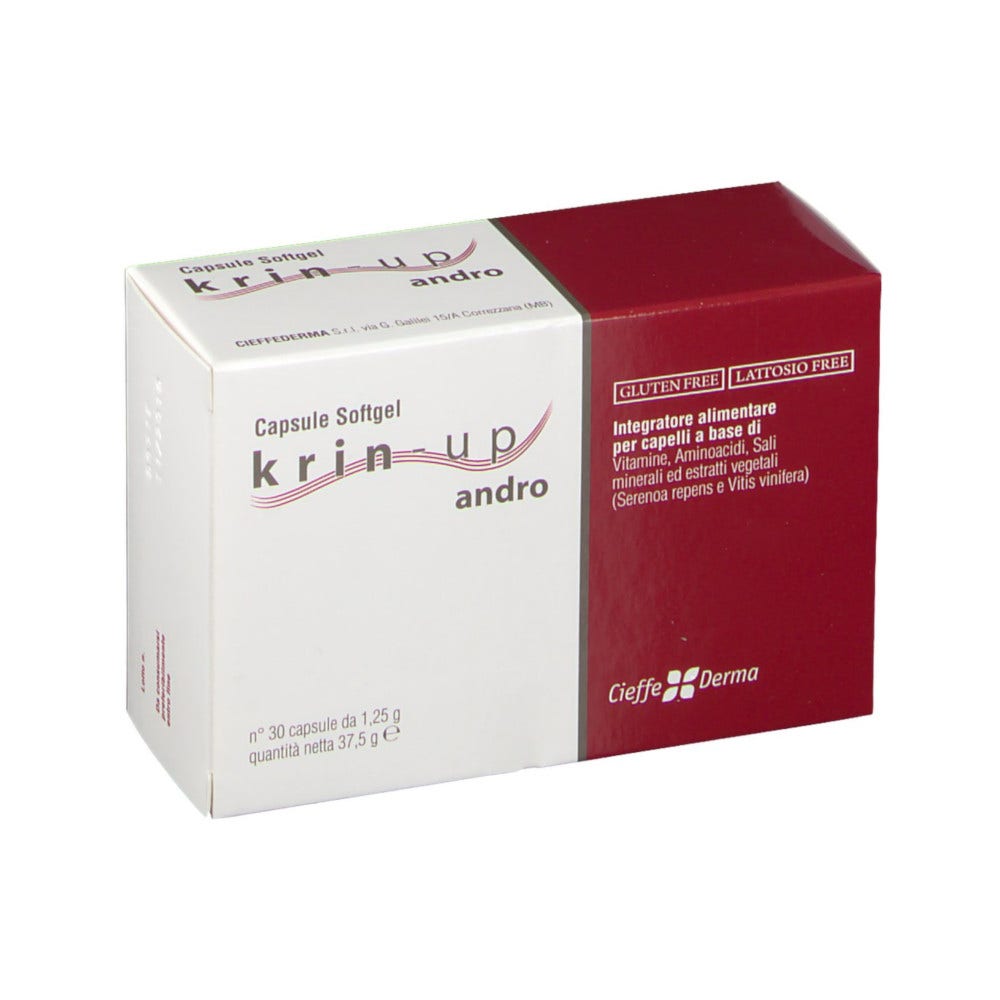 Krin Up Andro 30 Capsule - Integratore per Capelli Forti-2