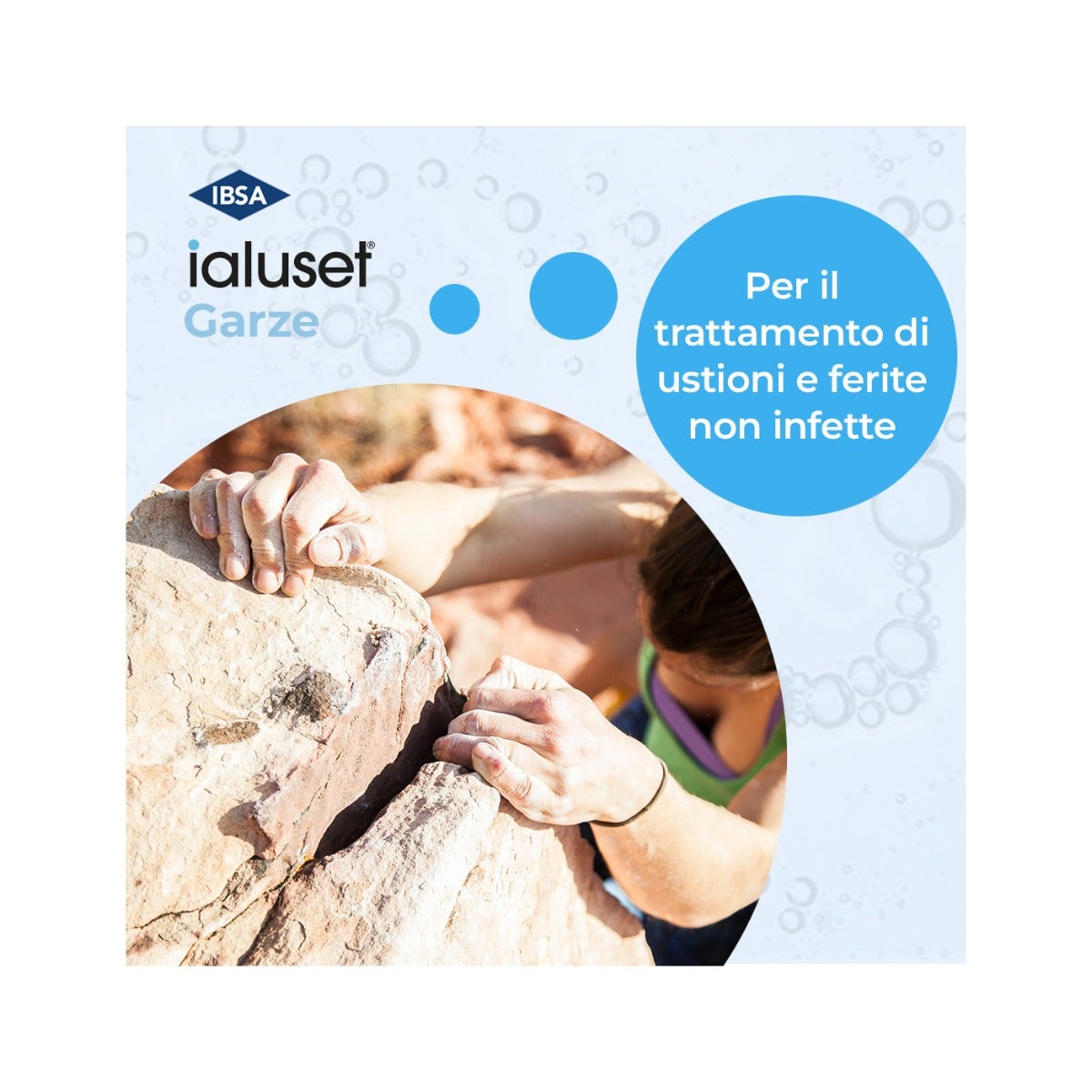 Ialuset Garza Medicata 10x10cm 10 Pezzi-1