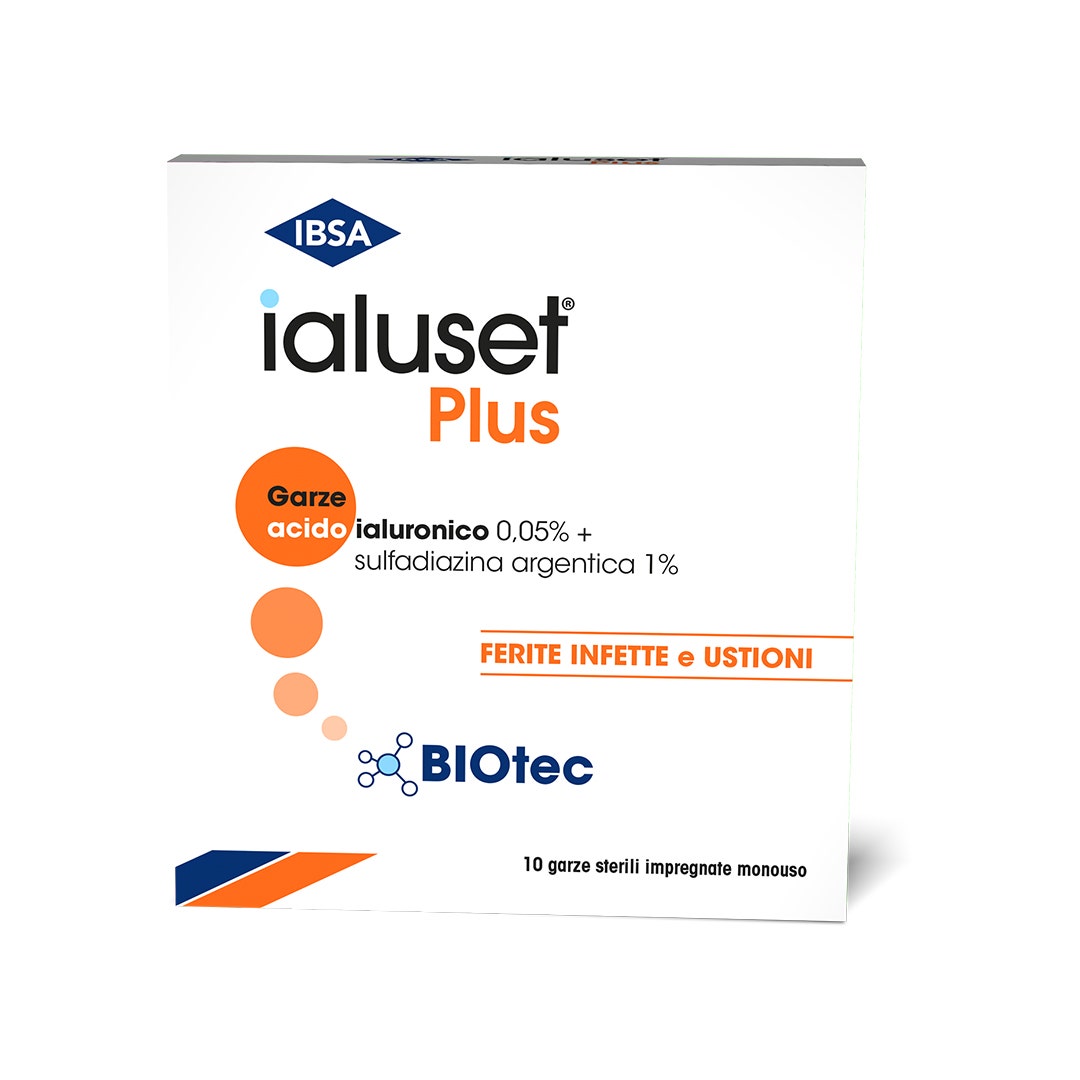 Ialuset Plus Garza 10x10cm 10 Pezzi-0