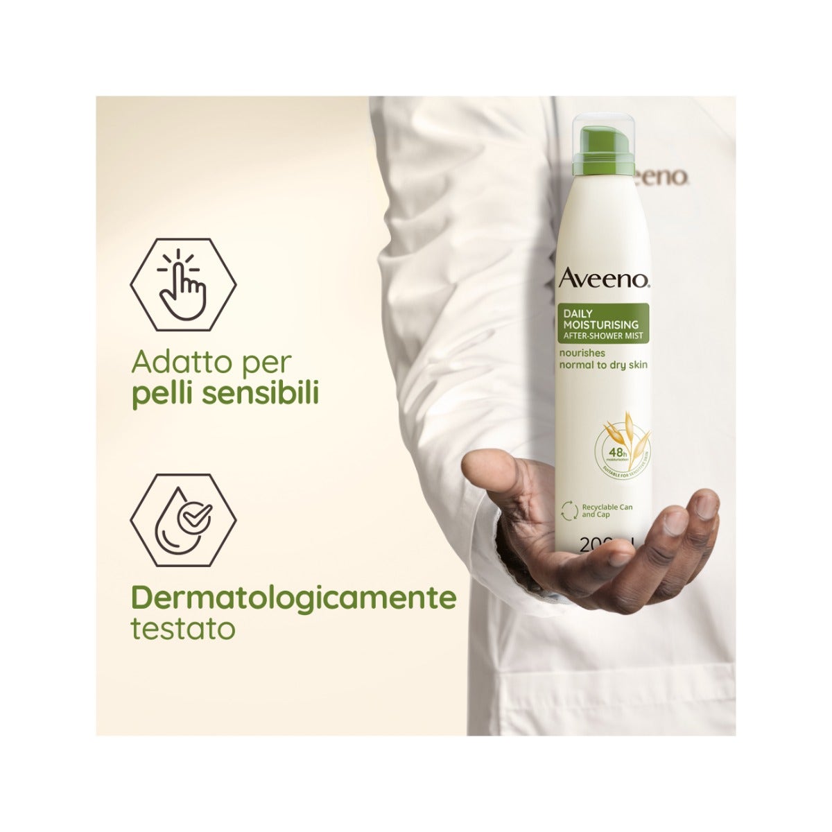 Aveeno Daily Moisturising Spray Dopo Doccia 200ml-12