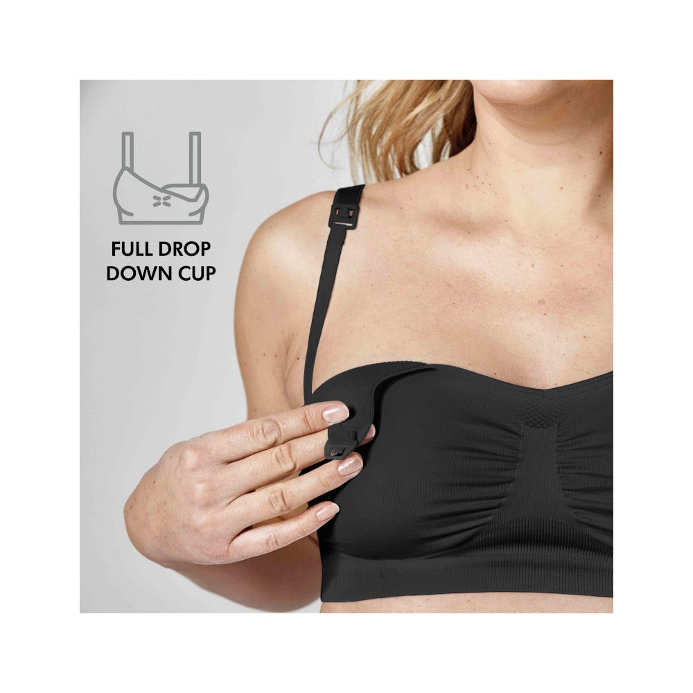 Medela Reggiseno Keep Cool Traspirante Per Gravidanza E Allattamento Nero Taglia M-6