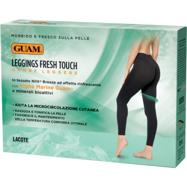 Guam Leggings Fresh Touch Gambe Leggere XS/S 38/40 1 Pezzo Nero  - 1