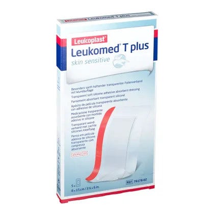 Leukomed T Plus Medicazione Post Operatoria Trasparente Impermeabile 8x15cm 5 Pezzi-1