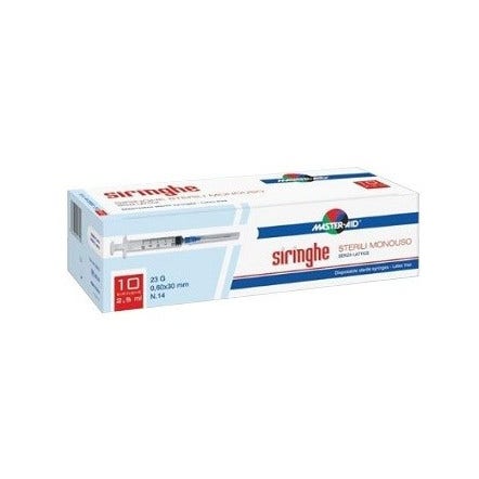 Siringa Per Venipuntura Master-Aid 5ml Gauge23 10 Pezzi  - 1