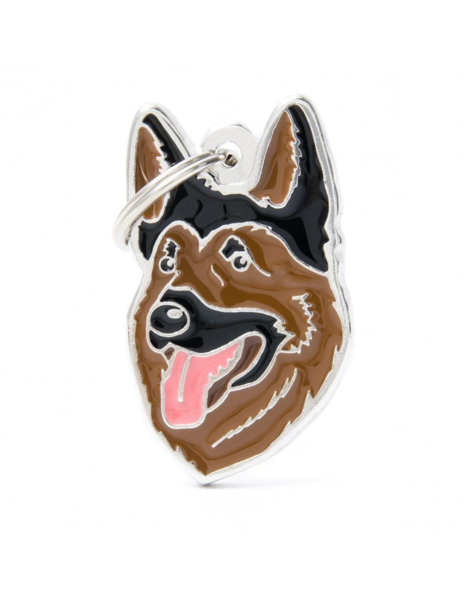 Medaglietta Per Cani Personalizzata Pastore Tedesco-1