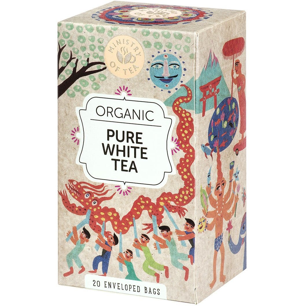Ministry Of Tea Tè Bianco Puro Biologico 20 Filtri-2