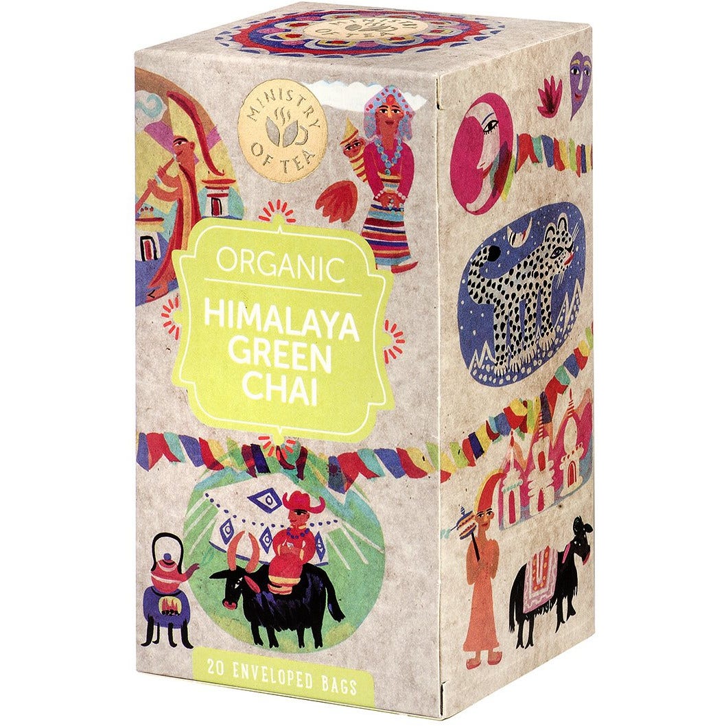 Ministry Of Tea Tè Verde Biologico Chai Himalayan 20 Filtri  - 2